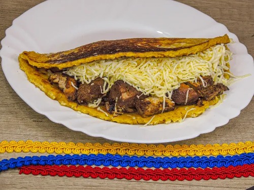 Cachapa de Porco com Queijo